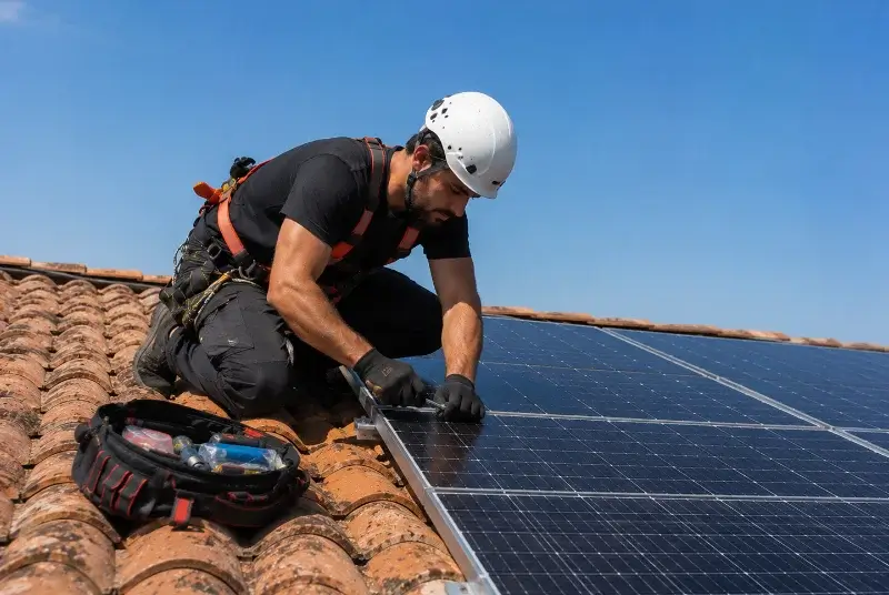 Maintenance et monitoring de panneaux solaires à la Tremblade