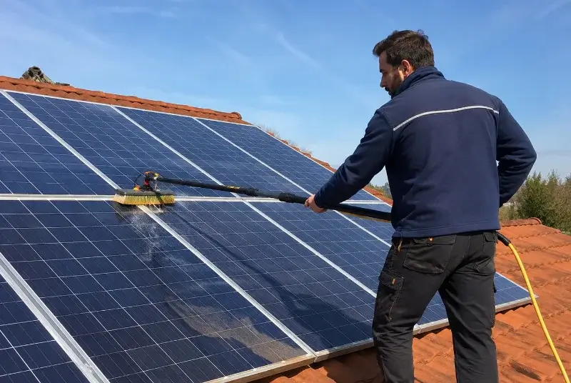 Nettoyage et entretien de panneaux solaires à la Tremblade